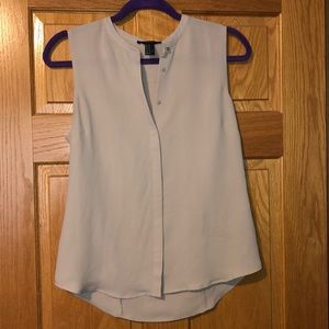 Tan blouse tank top